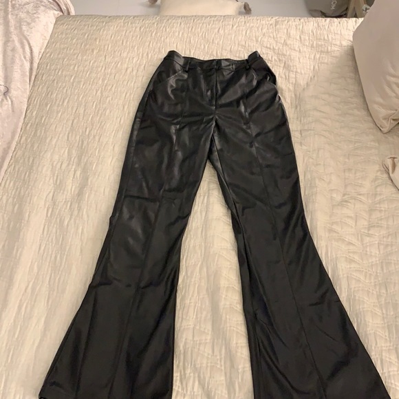 High Waisted Wide Leg Leather Pants! - Picture 1 of 1